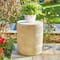 Glitzhome® 18.5" Multi-Functional Textured Garden Stool